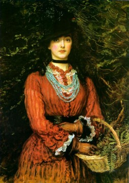  Miss Pintura - Miss Eveleen Tennant Prerrafaelita John Everett Millais